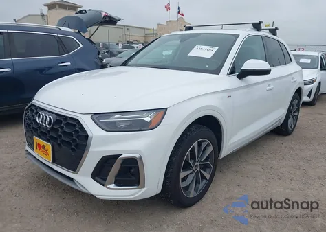 2023 Audi Q5 Premium Plus 45 Tfsi S Line Quattro из США, поврежденный, VIN WA1EAAFY5P2077963